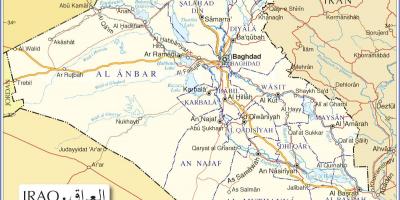 Mapa de carreteras de Irak